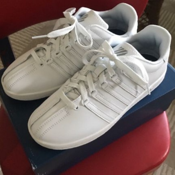 K-Swiss Classic Varsity Low White Tennis Shoes 37 - Picture 1 of 4